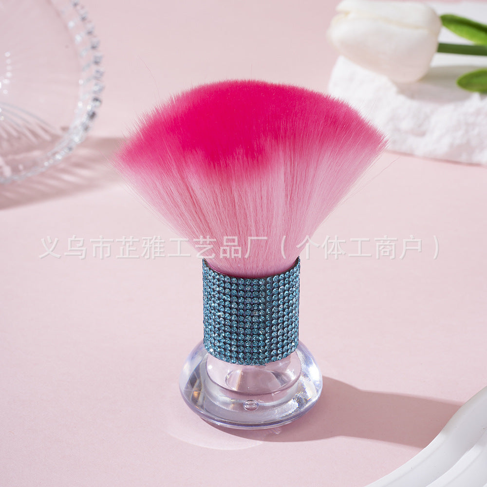 Wholesale Diamond mushroom head loose powder brush makeup brush cleaning brush tool blush brush nail art dust brush